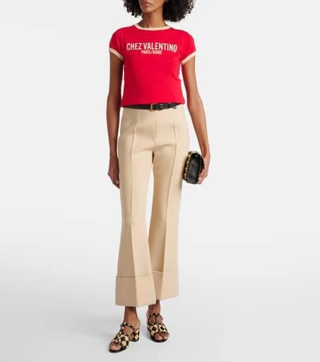 Valentino Rockstud 60 raffia-effect mules 3