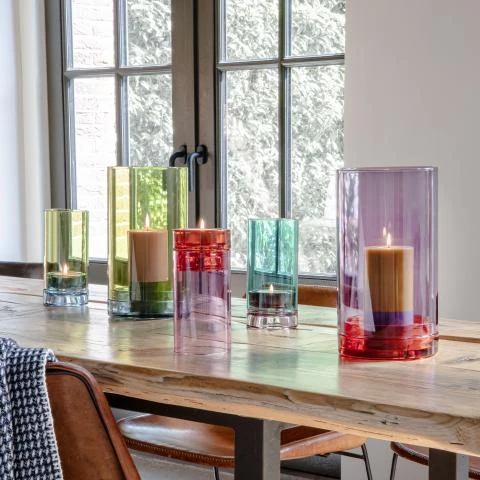 Remember Photophore En Verre - Lucius - Violet 5