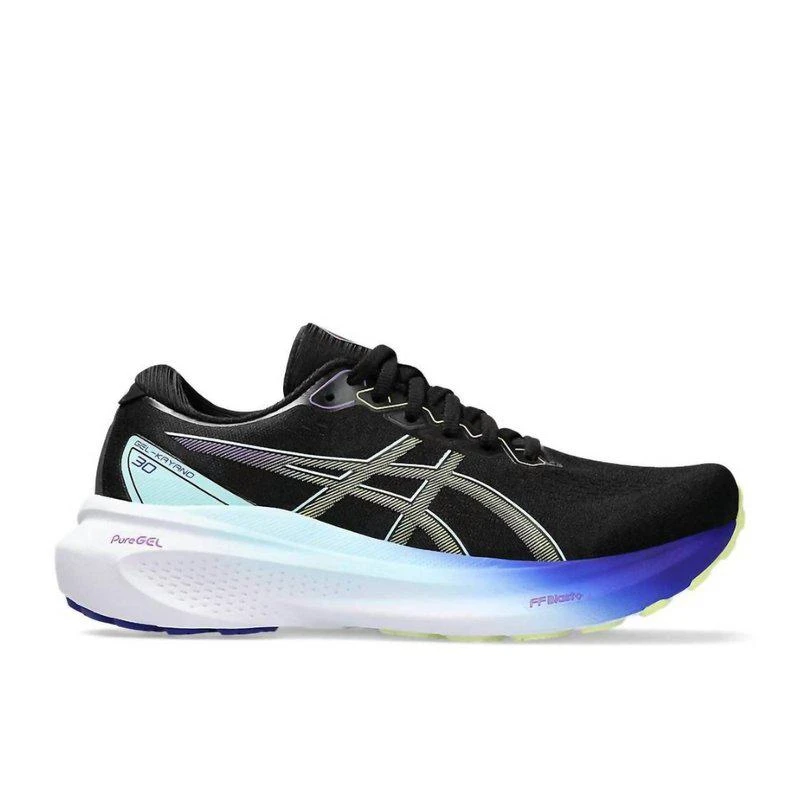 Asics Women's Gel Kayano 25 Running Shoes B/medium Width In Black/Glow Yellow 1