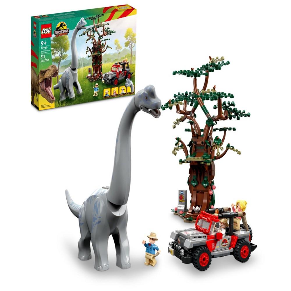 LEGO® Jurassic World 76960 Brachiosaurus Discovery Toy Building Set with Dr. Alan Grant, Dr. Ellie Sattler, and John Hammond Minifigures