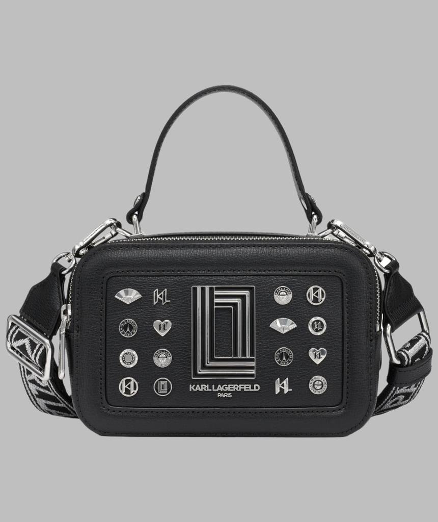 KARL LAGERFELD K Ikonik ロゴ パッチ カメラ バッグ Karl Lagerfeld Paris Karl Lagerfeld K/Ikonik Logo Patch