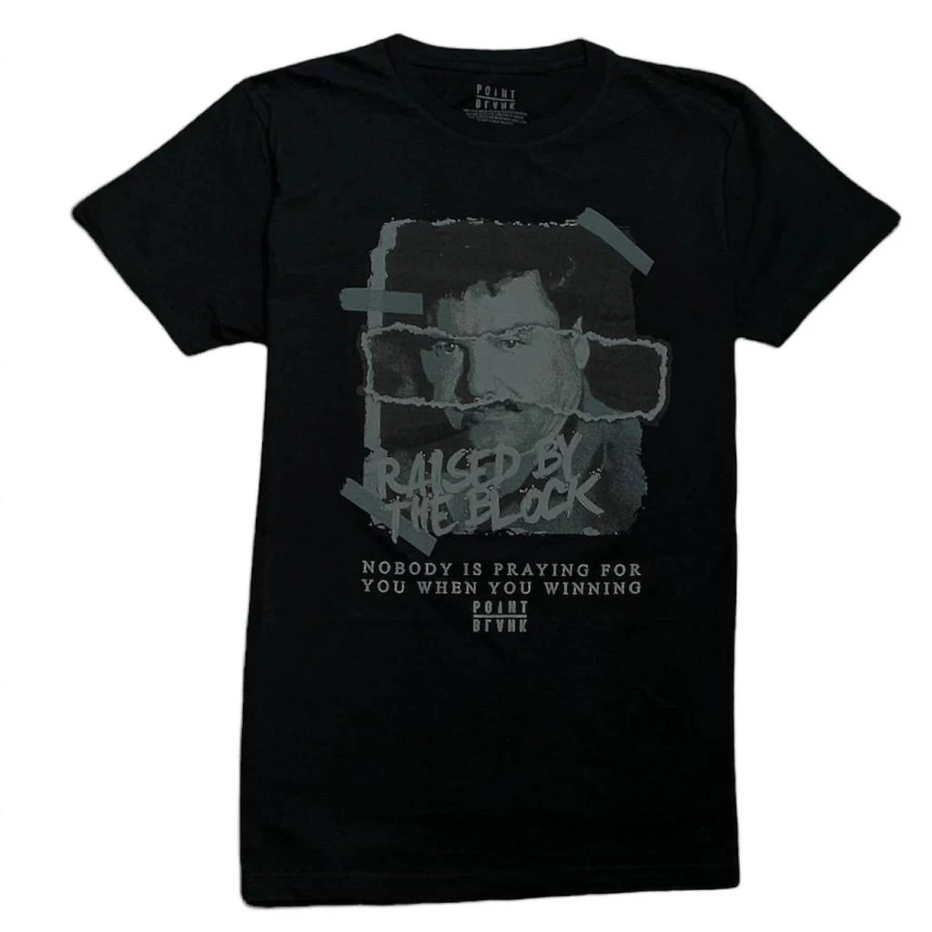 Point Blank Men's El Chapo Torn T-Shirt In Black 1