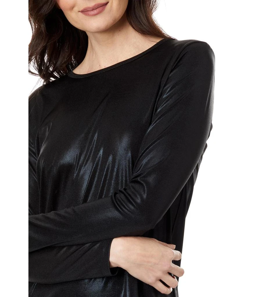 Elliott Lauren Glimmer Knit Long Sleeve Shimmer Top 3