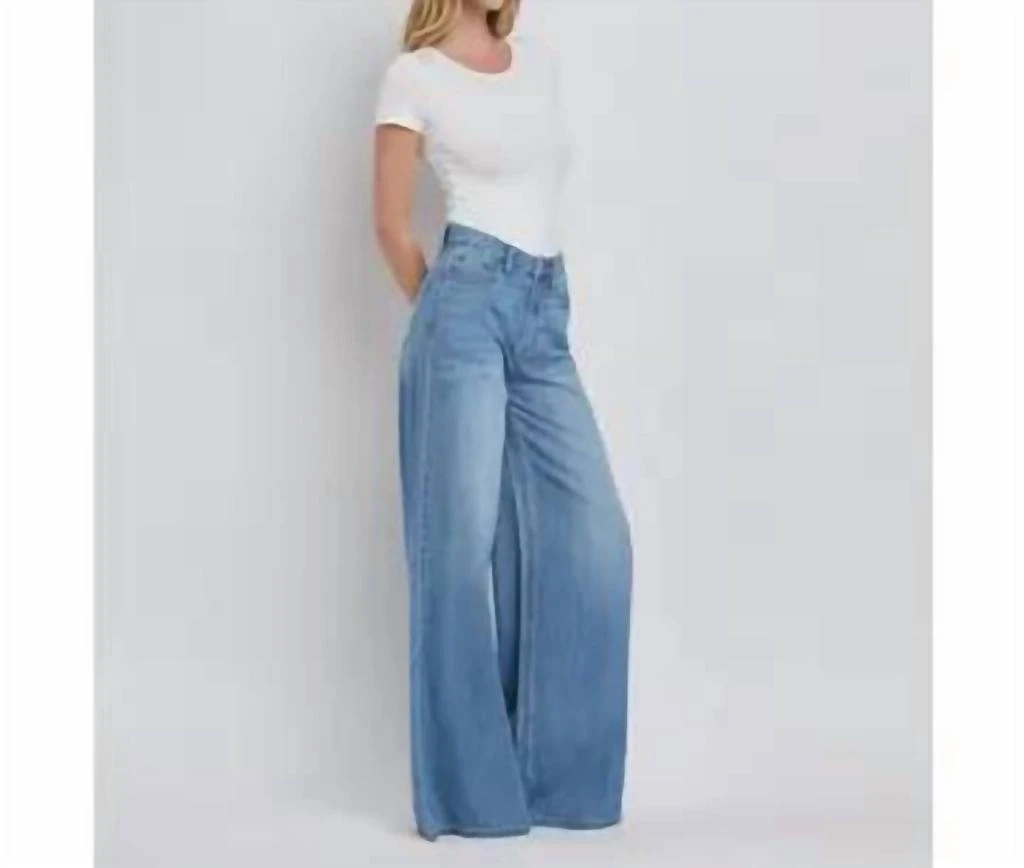 VERVET BY FLYING MONKEY Vervet By Flying Monkey - Super High Rise Wide Leg Jeans 6