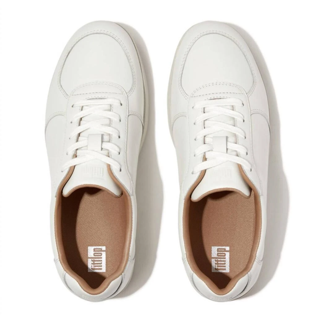 FitFlop Women's Rally Leather Panel Sneaker In Urban White 2