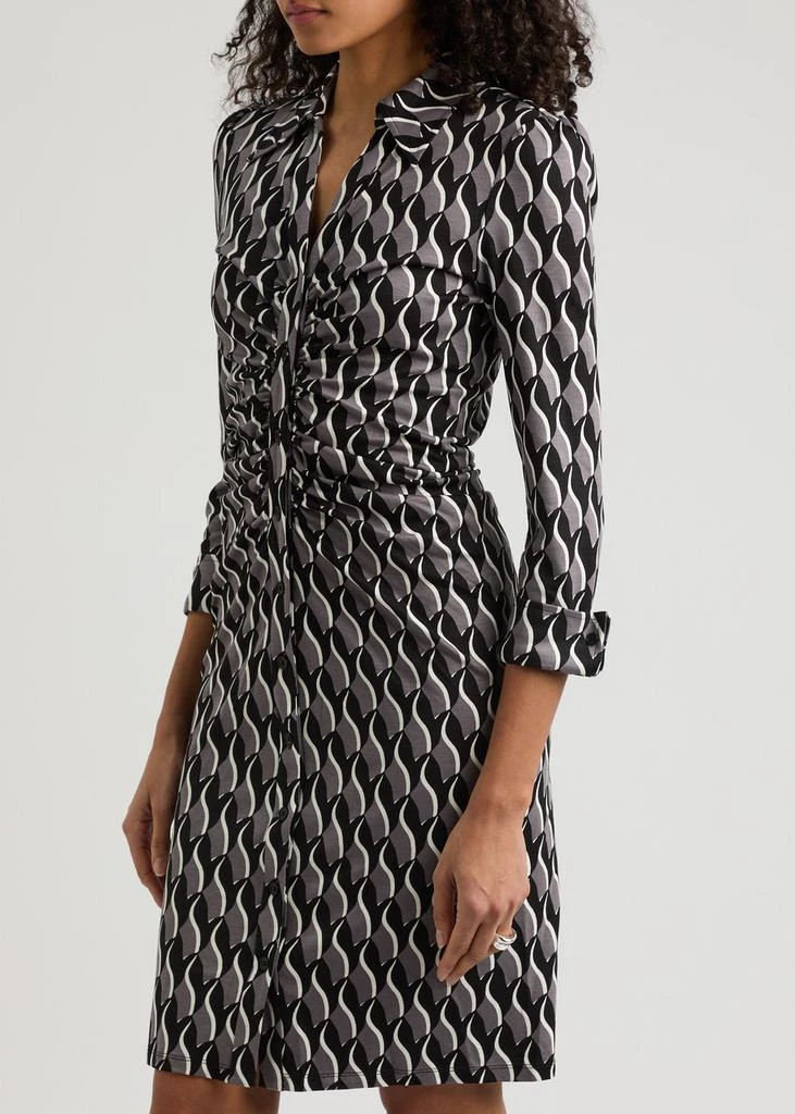 Diane von Furstenberg Sheshka printed jersey shirt dress 2