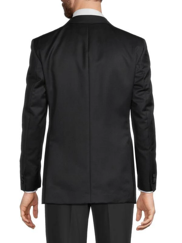 Saks Fifth Avenue Modern Tuxedo Wool Modern-Fit Blazer 2