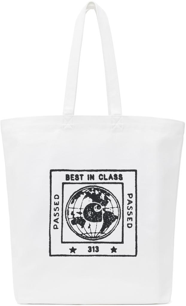 トートバッグ CARHARTT WIP 'Hendry Tote' shopping bag White/Black Carhartt WIP Hendry Tote Bag | Black | FARFETCH