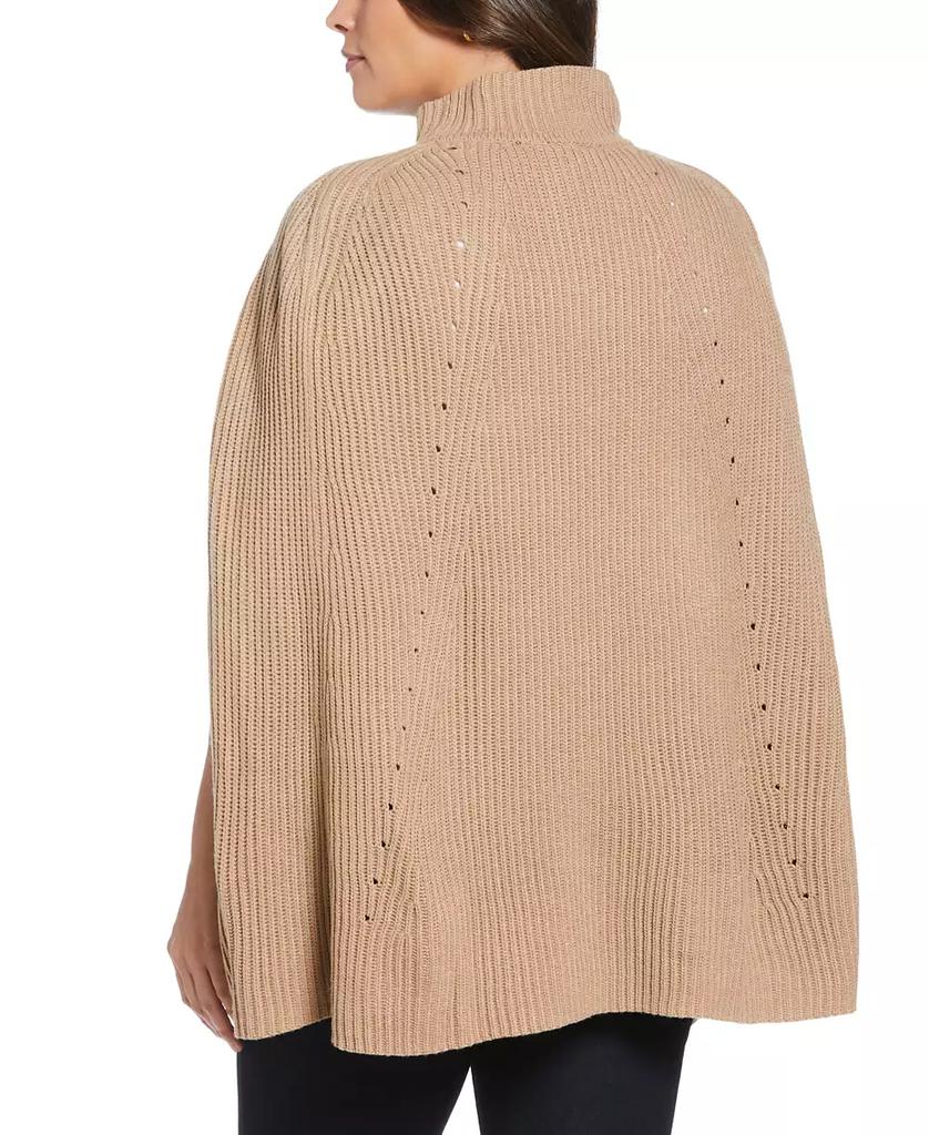 売れ筋商品|||ラファエラ ニット&セーター アウター レディース Plus Size Poncho Sweater Dark Safari Rafaella Plus Size Poncho Sweater Dark-Safari 3X-4X