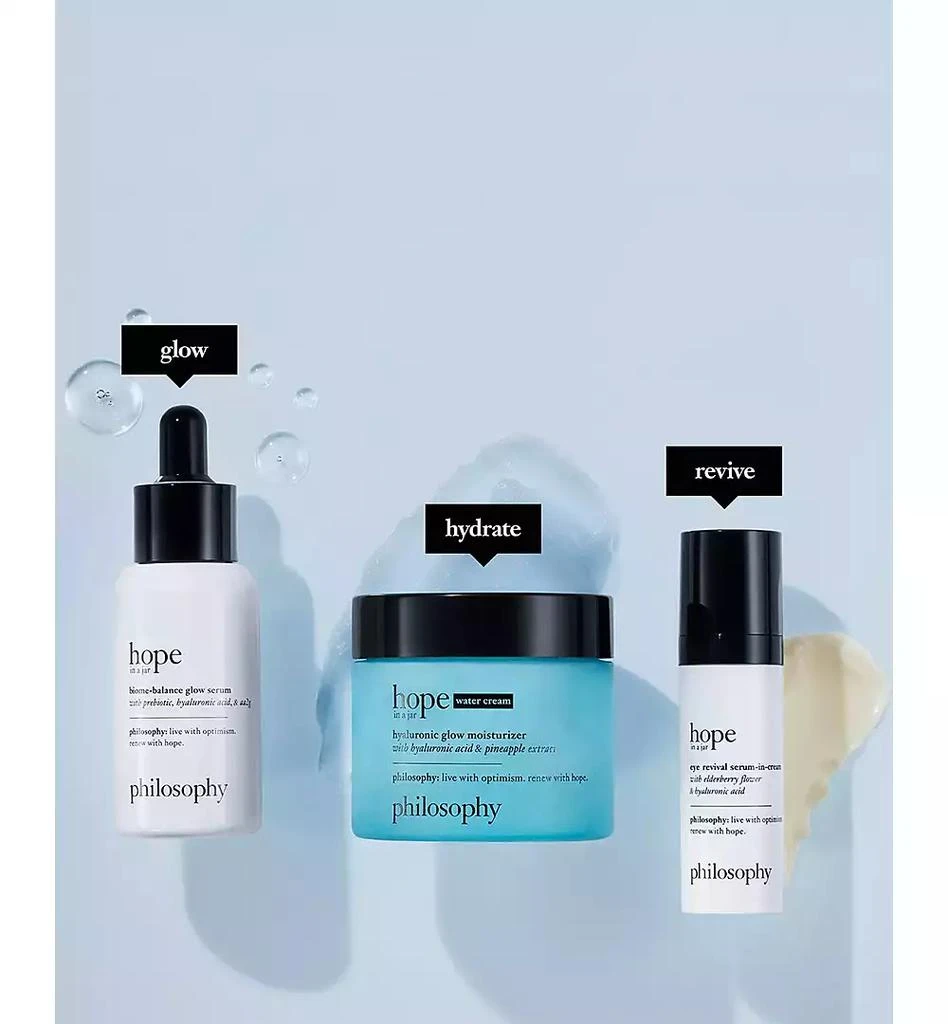philosophy hope in a jar hyaluronic glow moisturizer with hyaluronic acid & pineapple extract, 0.5-oz. 6