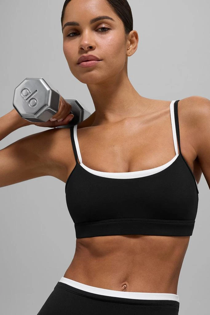 Alo Airbrush Double Up Bra - Navy/White 4