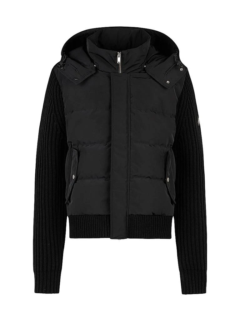 Moose Knuckles Maple Hybrid Mixed-Media Bomber Jacket 1