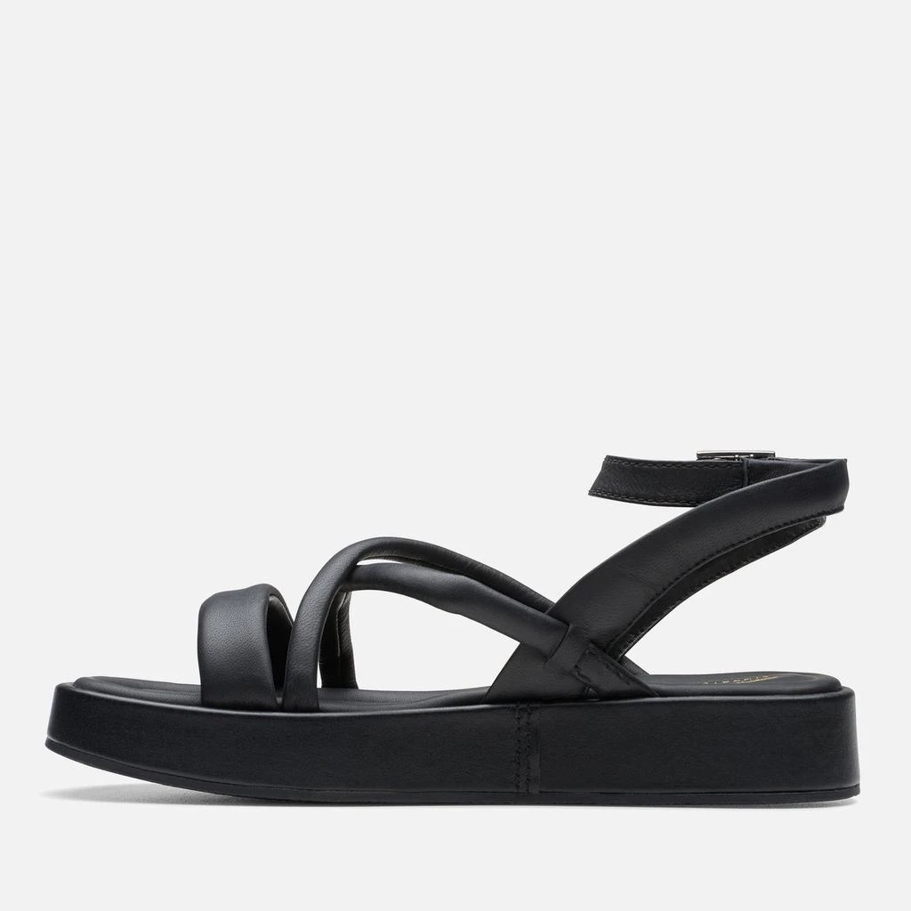 Clarks Clarks Women's Alda Leather Cross Sandals 3