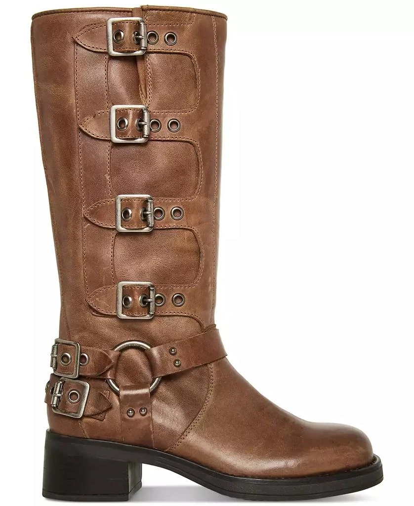Steve Madden Women's Brocks Buckled Mid-Calf Moto Boots 2