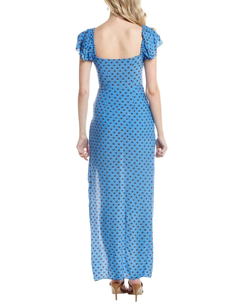 knee length dresses for ladies Staud Mesa Riverstone Sequin Combo Maxi Dress main image 0