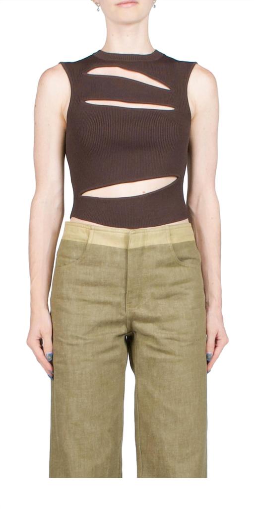 Christopher Esber Christopher Esber - Slashed Knit Top