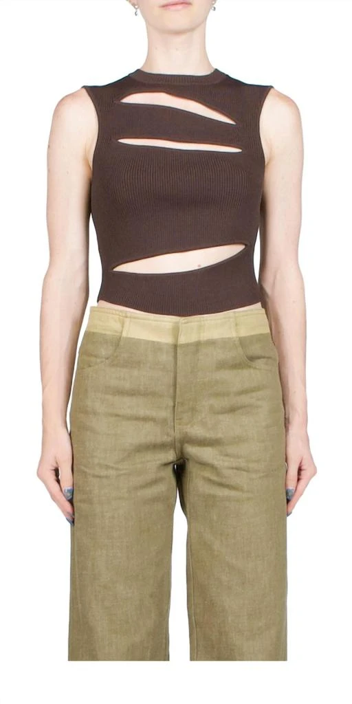 Christopher Esber Christopher Esber - Slashed Knit Top 1