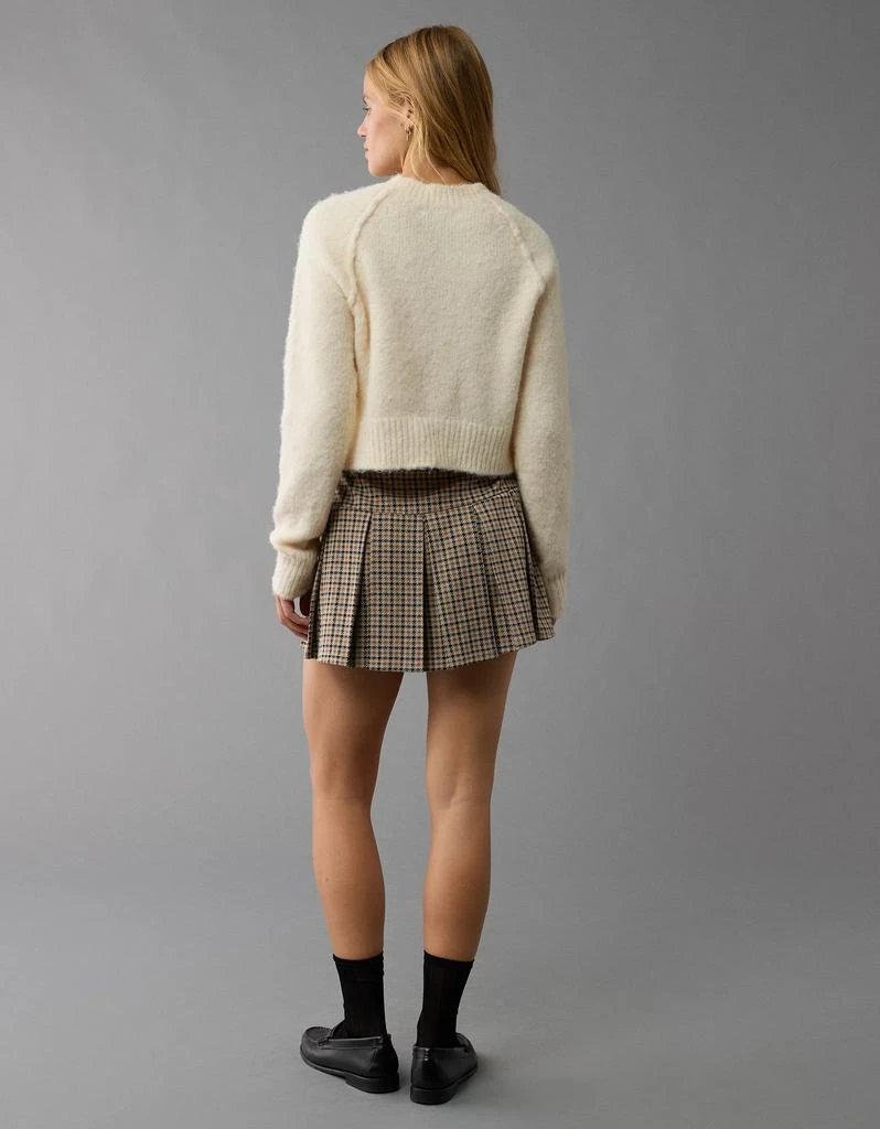 AE AE Cropped Crew Neck Bow Sweater 2