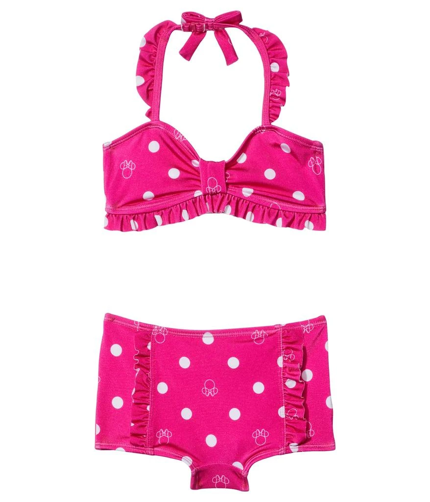 Janie and Jack Polka Dot Minnie Mouse Two-Piece Swimsuit (Toddler/Little Kids/Big Kids) 1