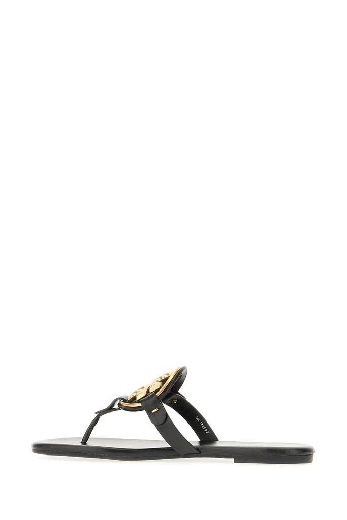 Tory Burch Black Leather Miller Sandals 3
