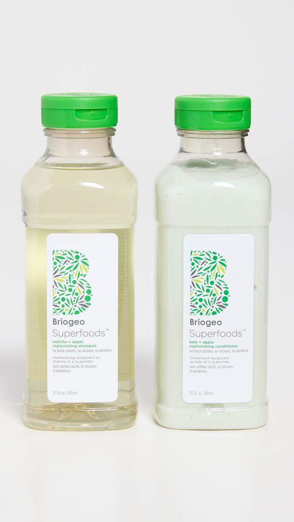 Briogeo Superfoods Apple Matcha + Kale Shampoo and Conditioner Pack