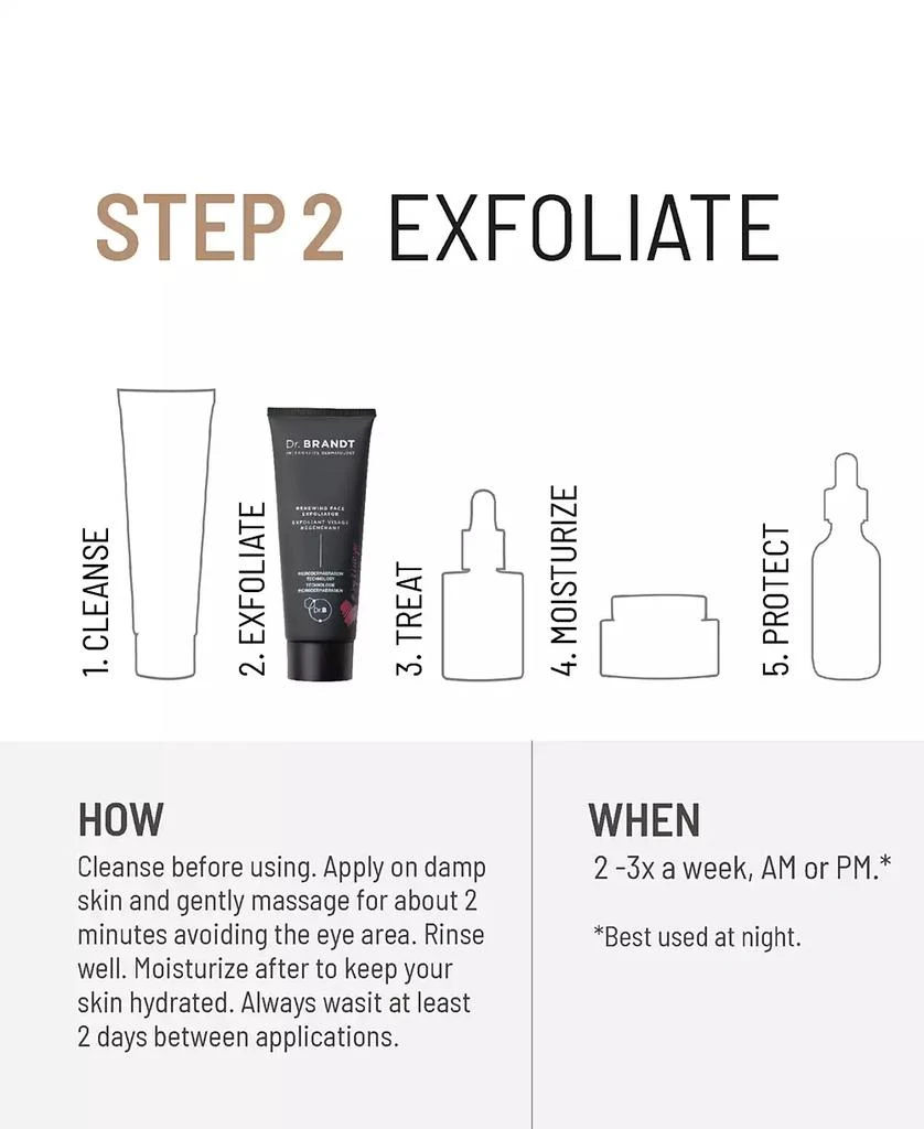 Dr. Brandt Skincare Microdermabrasion Renewing Face Exfoliator, 2 oz. 7