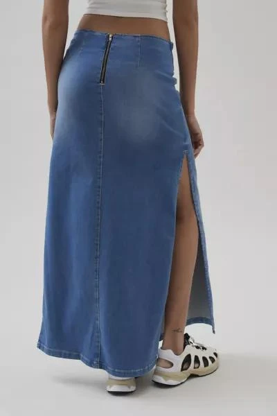 BDG BDG Missy Low-Rise Denim Maxi Skirt 5