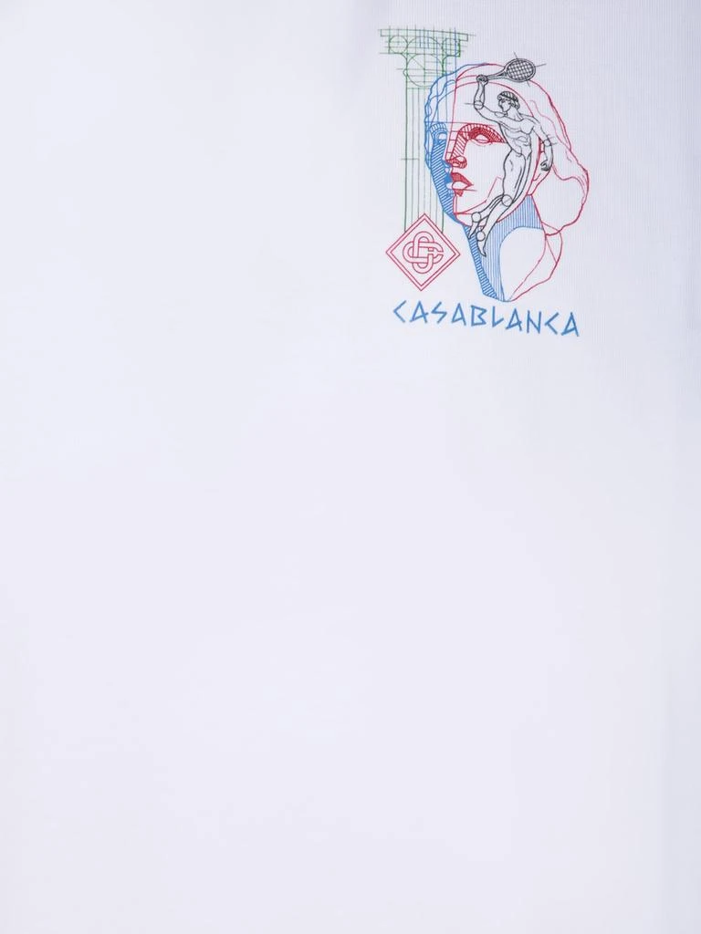 Casablanca Graphic Print White T-shirt 3