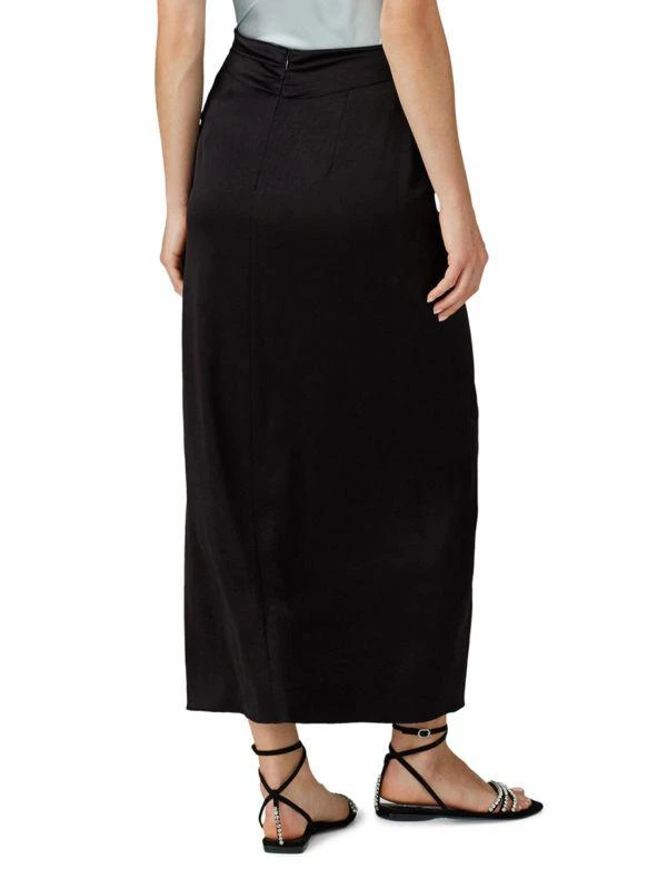 Nanushka Samara Twist Satin Maxi Skirt 2