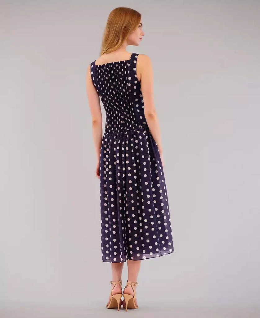 knee length dresses for ladies SLEEVELESS MIDI DRESS W/ STRAPS AND TIE  JULIA JORDAN