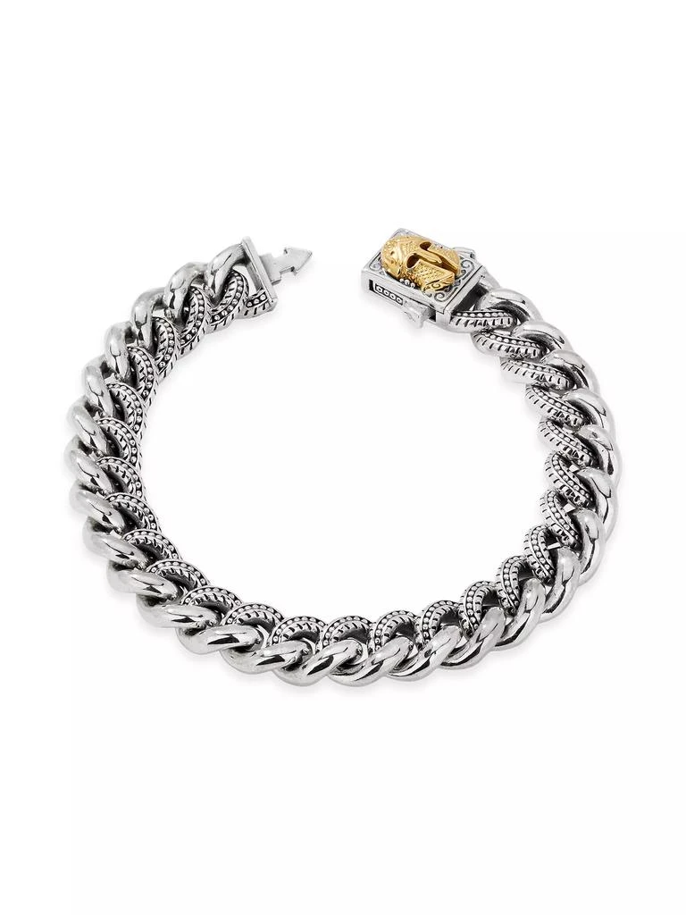 Konstantino Laconia Sterling Silver & 18K Yellow Gold Helmet Bracelet 1