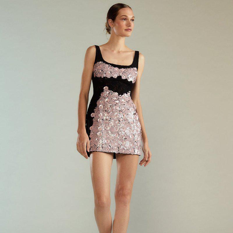 Cynthia Rowley The Cosmo Dress Black/Pink
