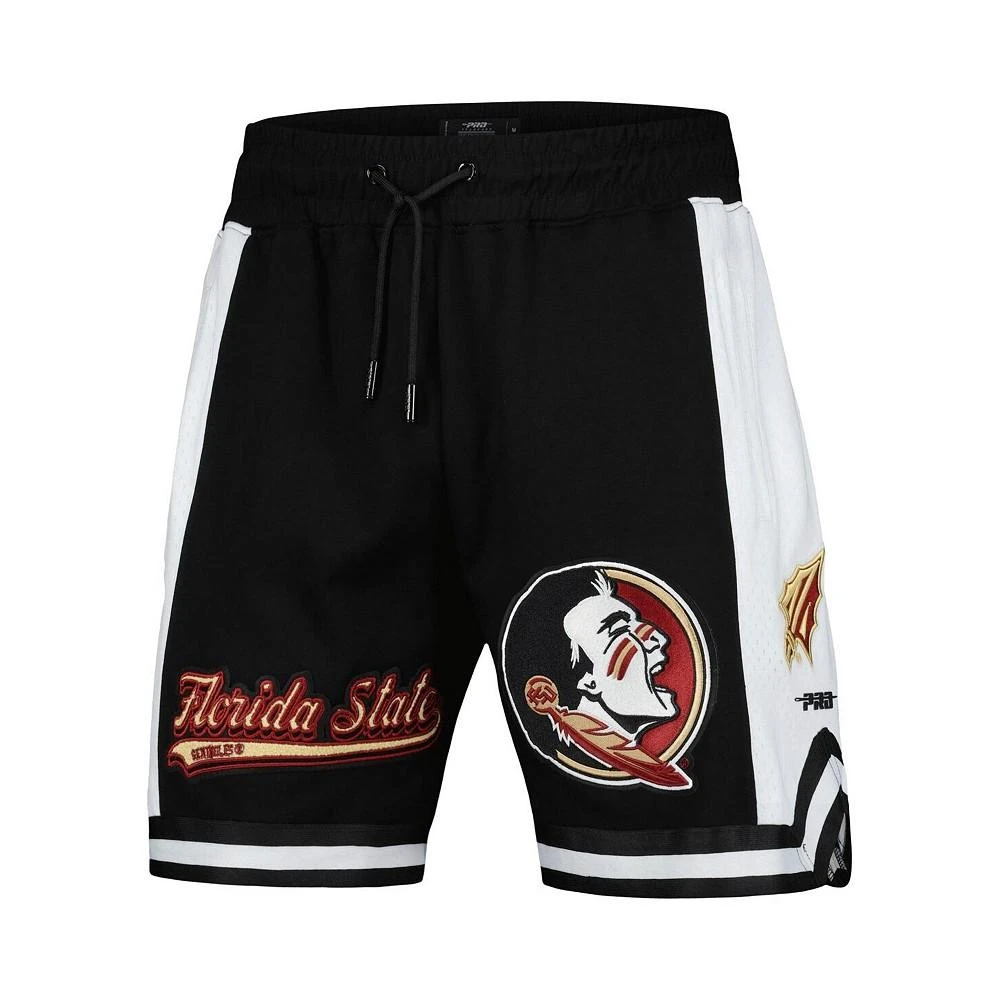 Pro Standard Men's Black Florida State Seminoles Script Tail DK 2.0 Shorts 3