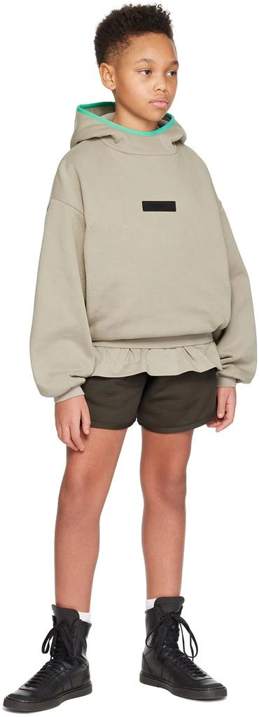 Essentials Kids Gray Patch Hoodie 4