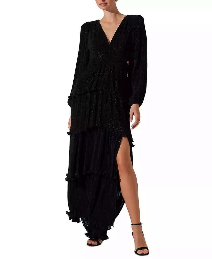 ASTR Women's Anora Long-Sleeve Cutout Dress 1