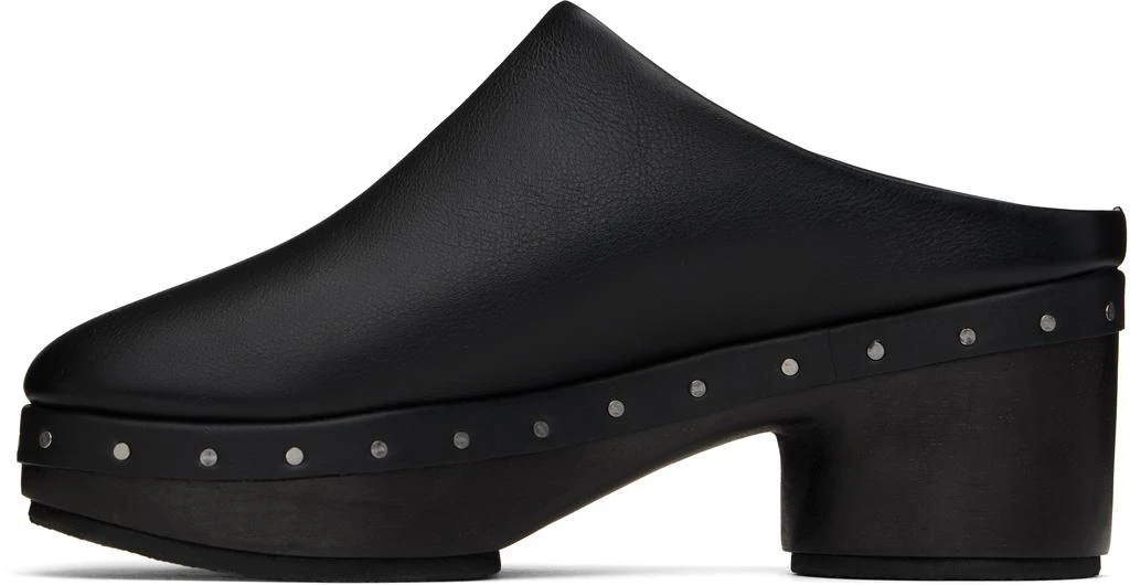LAUREN MANOOGIAN Black Studio Clogs 3