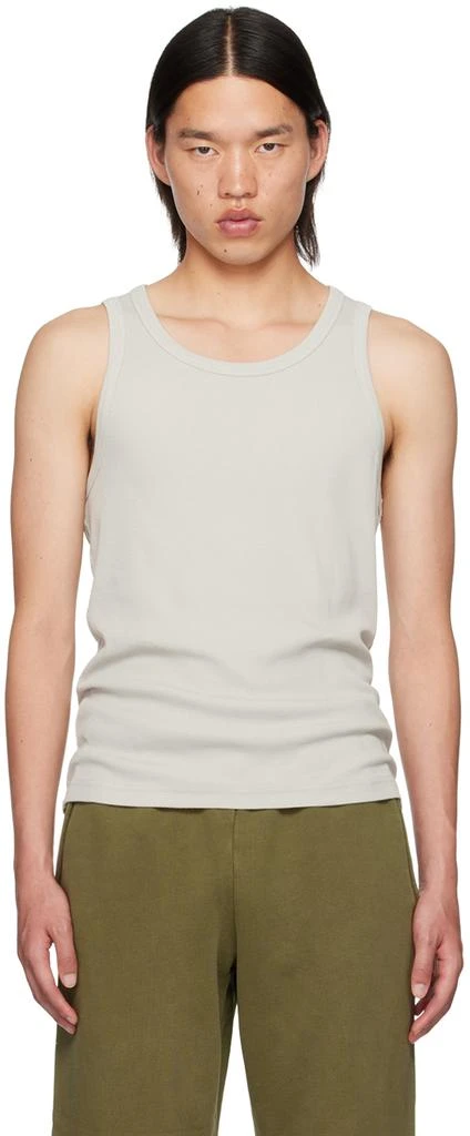 Entire Studios Taupe Rib Tank Top 1
