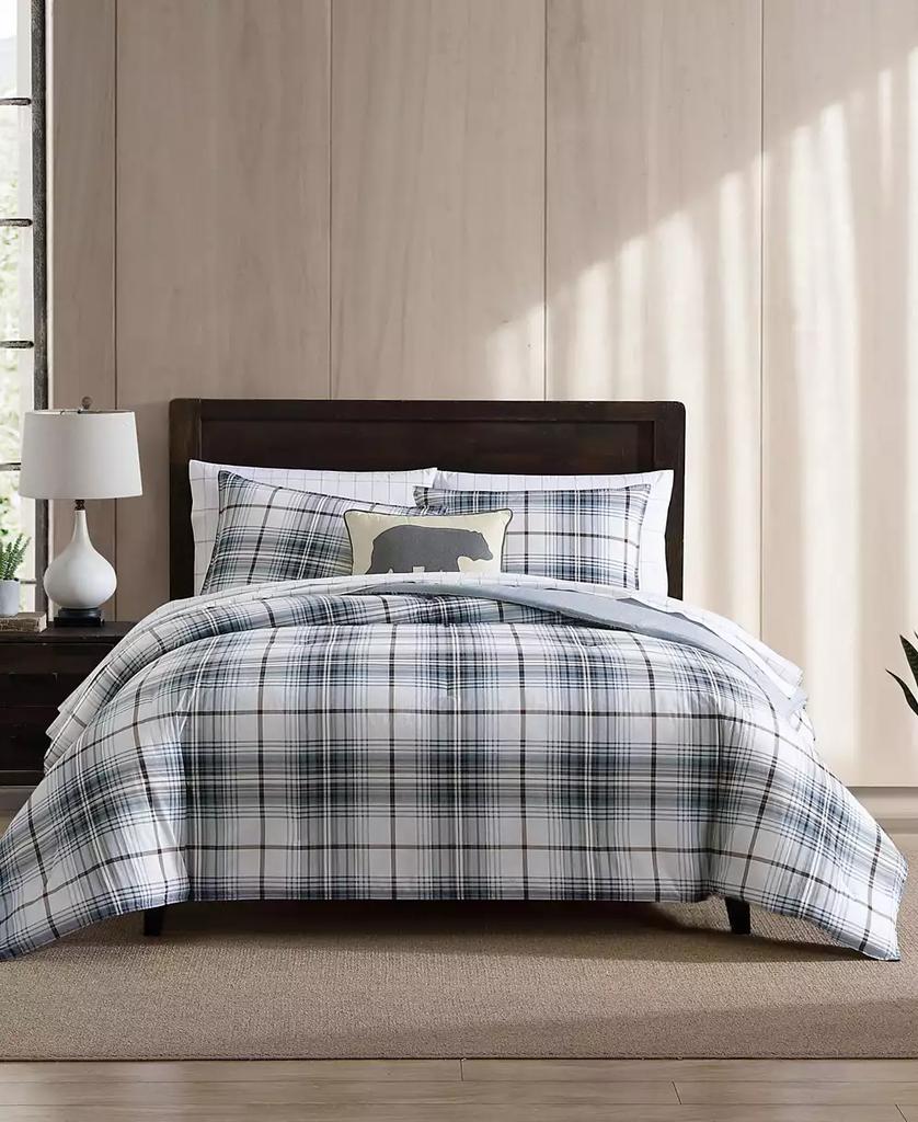 Eddie Bauer Alder Plaid Reversible 3 Piece Comforter Set