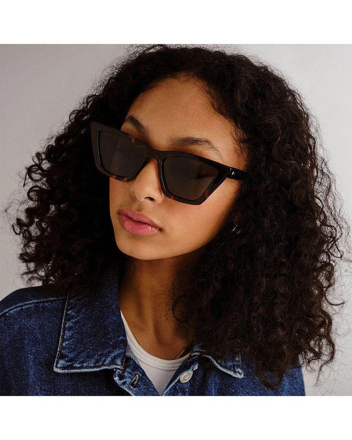 Le Specs Velodrome Cat Eye Sunglasses, 54mm 3