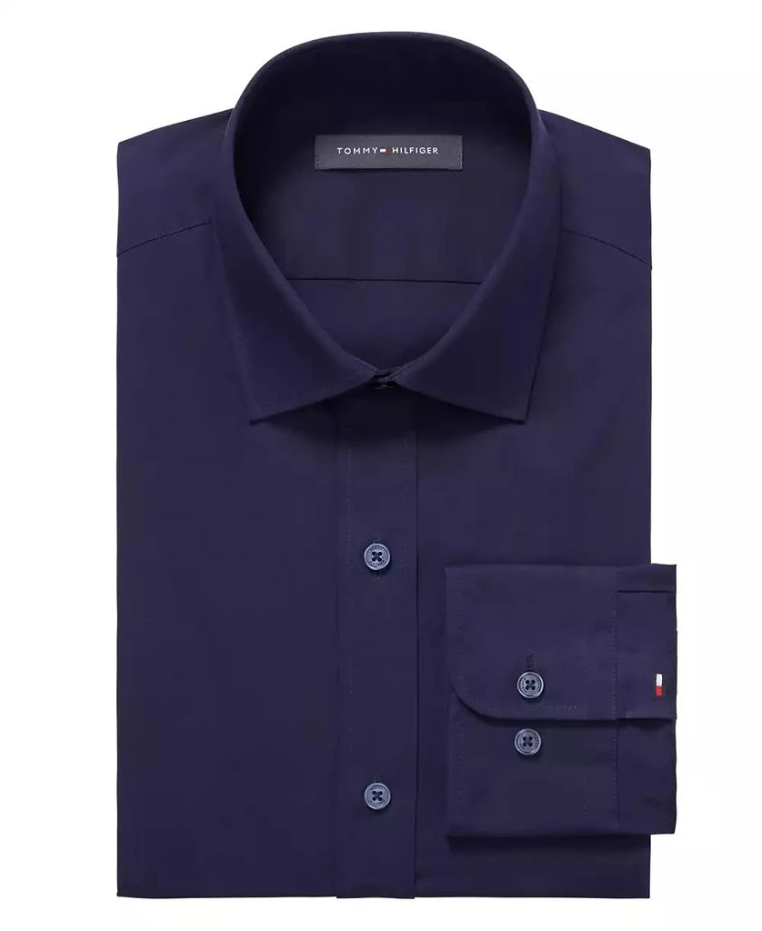 Tommy Hilfiger Men's TH Flex Essentials Slim-Fit Stretch Dress Shirt 3