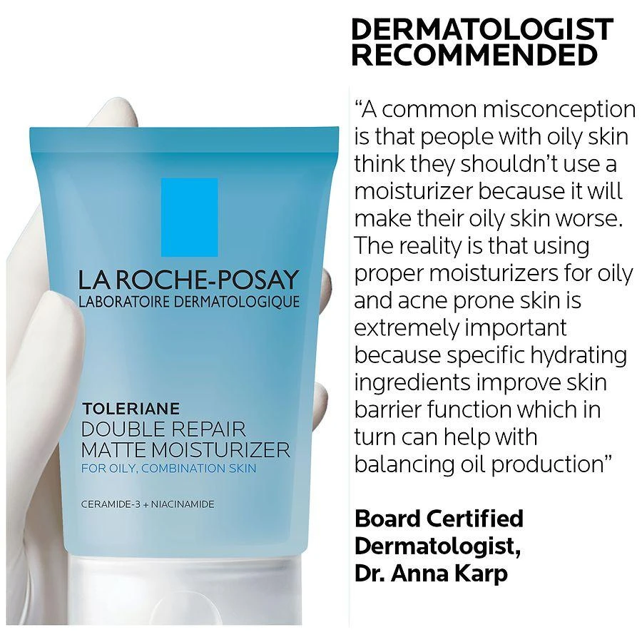 La Roche Posay Double Repair Matte Face Moisturizer for Oily Skin 7