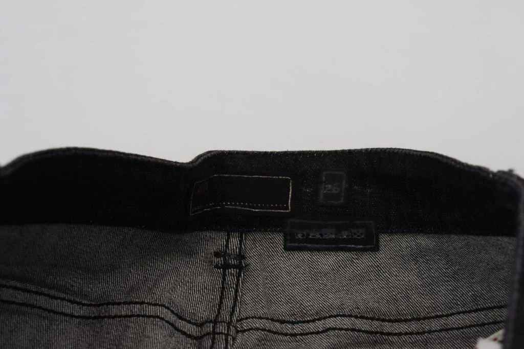 Acht Acht Black Low Waist Slim Fit Cotton Denim Jeans 5