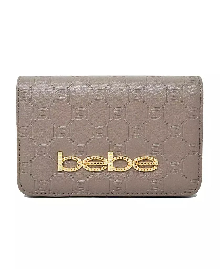 Bebe Celia Monogram Flap Crossbody Bag 1