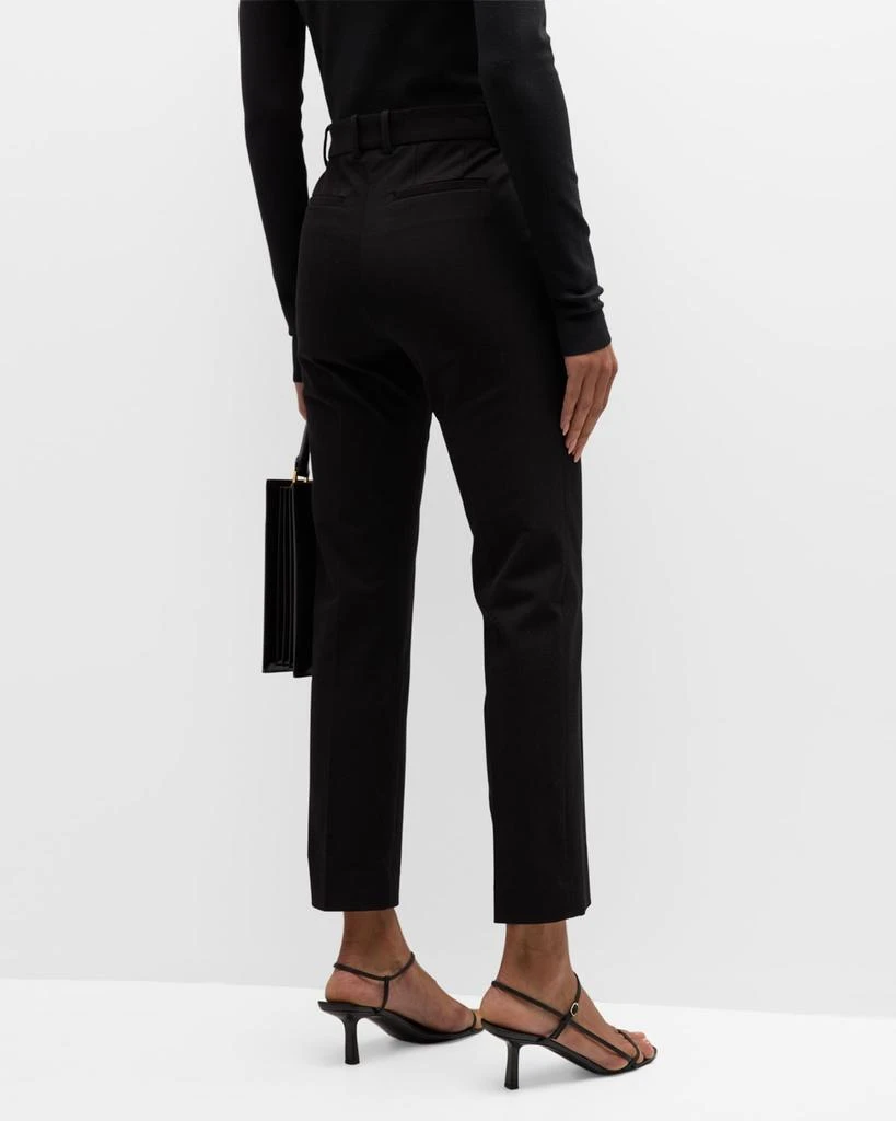 Joseph Coleman Cropped High-Rise Gabardine Pants 6