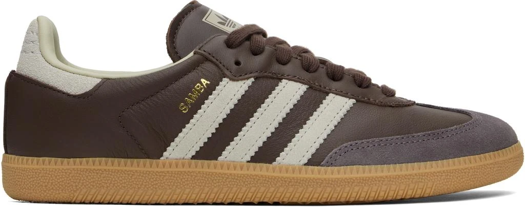 Adidas Brown Samba OG Sneakers 1