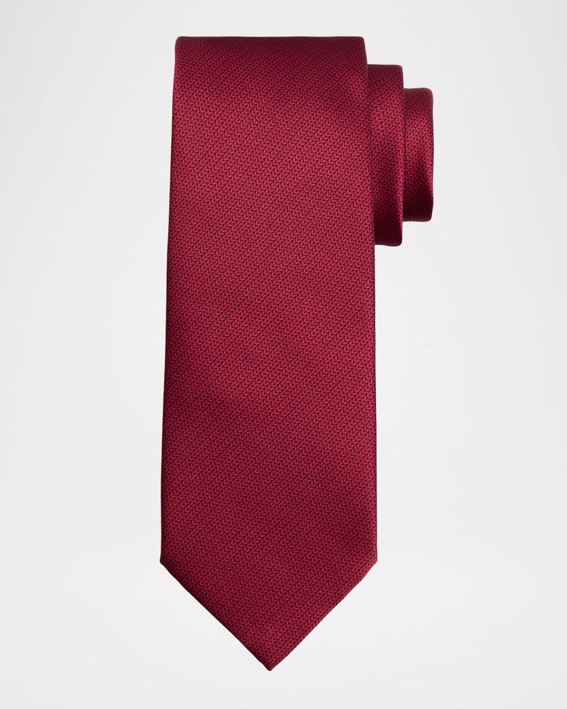 Stefano Ricci Men's Petite Chevron Silk-Blend Tie