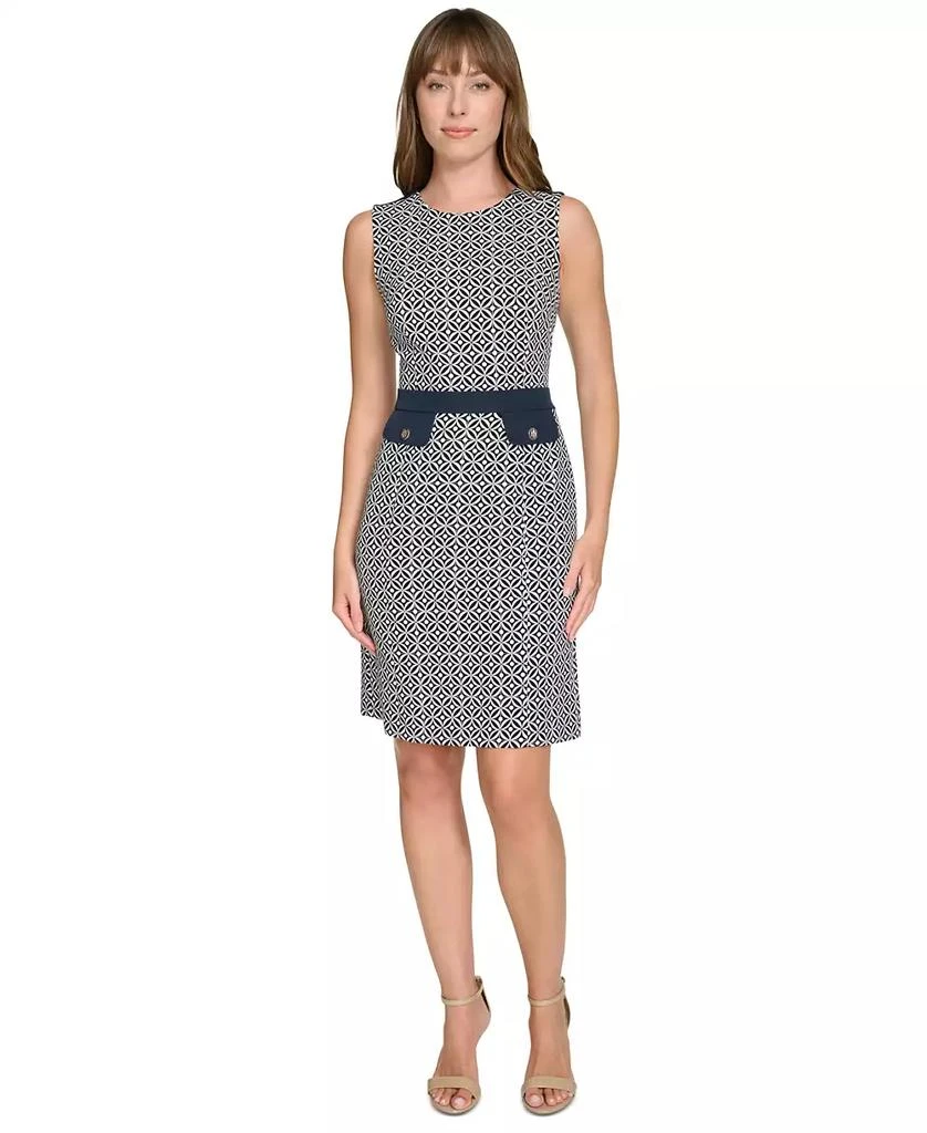 Tommy Hilfiger Women's Printed Sheath Dress 1