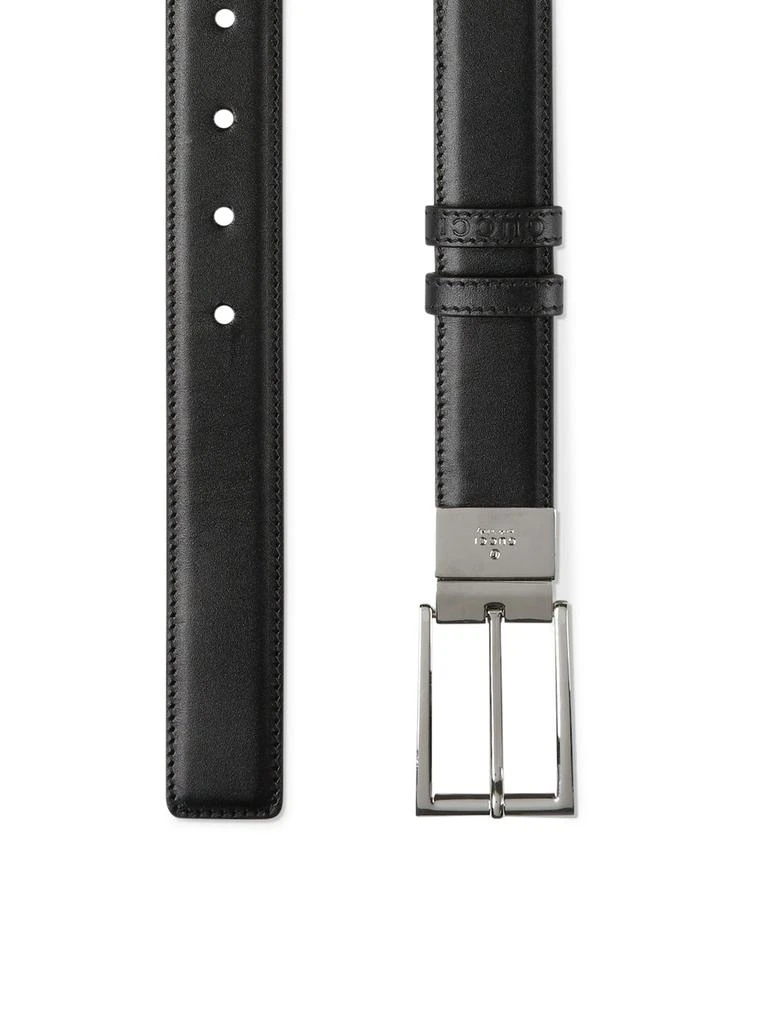 Gucci REVERSIBLE BELT WITH RECTANGULAR BUCKLE 6