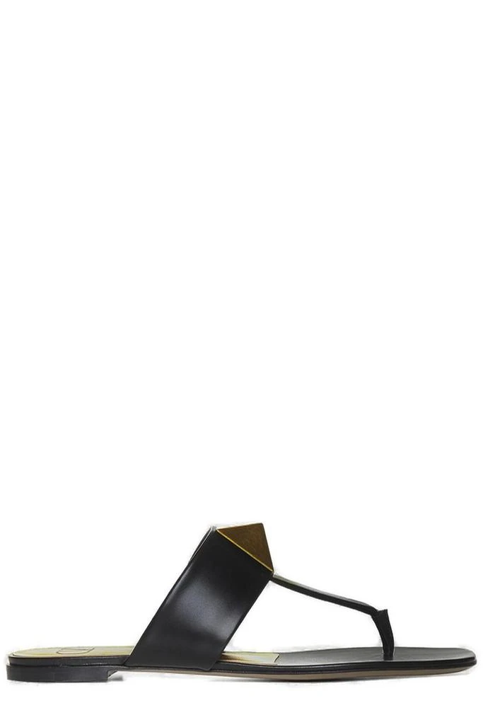 Valentino Valentino Garavani One Stud T-Bar Strap Flat Sandals 1