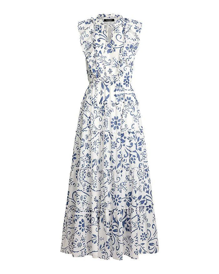 sachin and babi light blue dress Ralph Lauren Off-Shoulder Side-Slit Dress